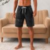 Front Pocket Acid Wash Shorts