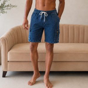 Cargo Pocket Acid Wash Shorts
