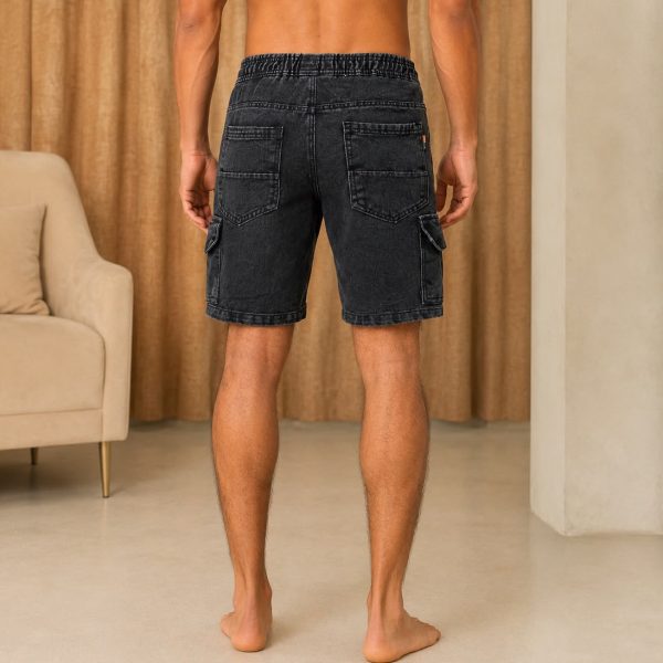 Cargo Pocket Acid Wash Shorts