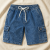 Cargo Pocket Acid Wash Shorts
