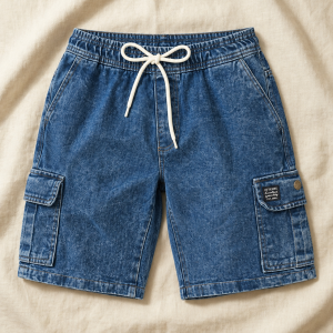 Cargo Pocket Acid Wash Shorts