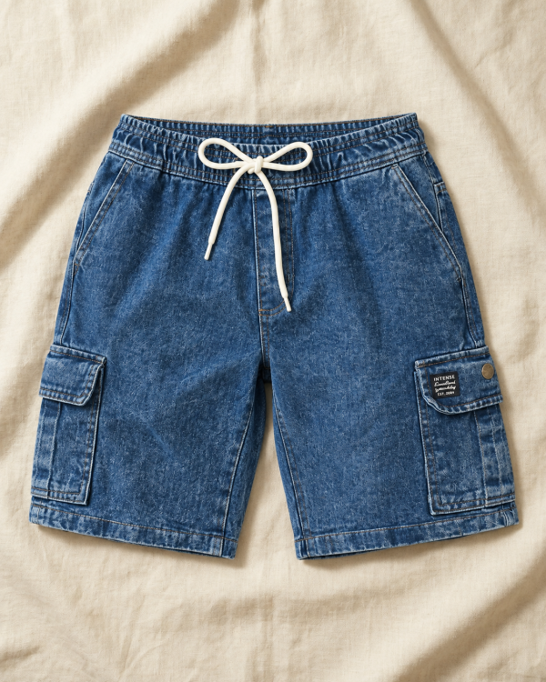Cargo Pocket Acid Wash Shorts