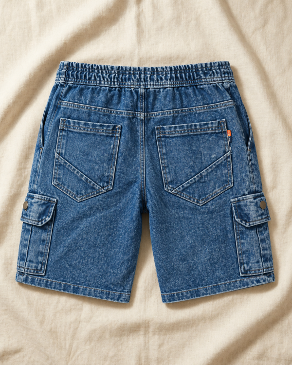 Cargo Pocket Acid Wash Shorts
